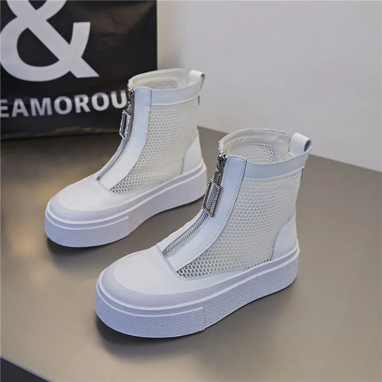 Women's trendy round toe ankle boots - King Stone Brothers and Co™️