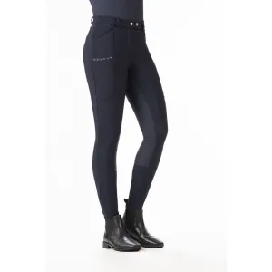 Women´s Winter Breeches Rosegold Glamour Style with Full Silicone Seat