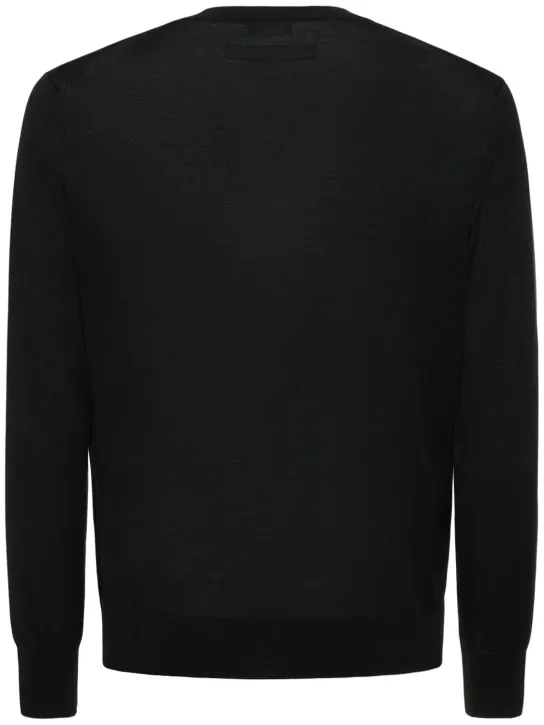 Zegna   High performance wool crewneck sweater 