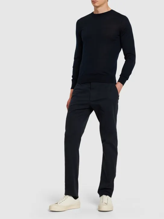 Zegna   High performance wool crewneck sweater 