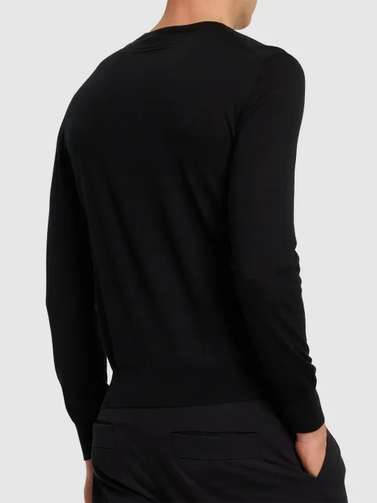 Zegna   High performance wool crewneck sweater 