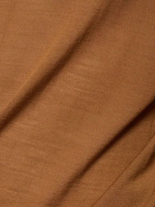 Zegna   High performance wool crewneck sweater 