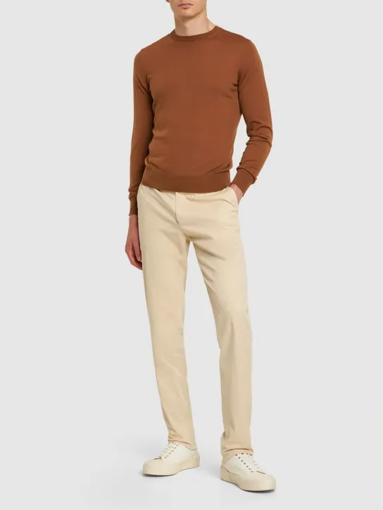 Zegna   High performance wool crewneck sweater 