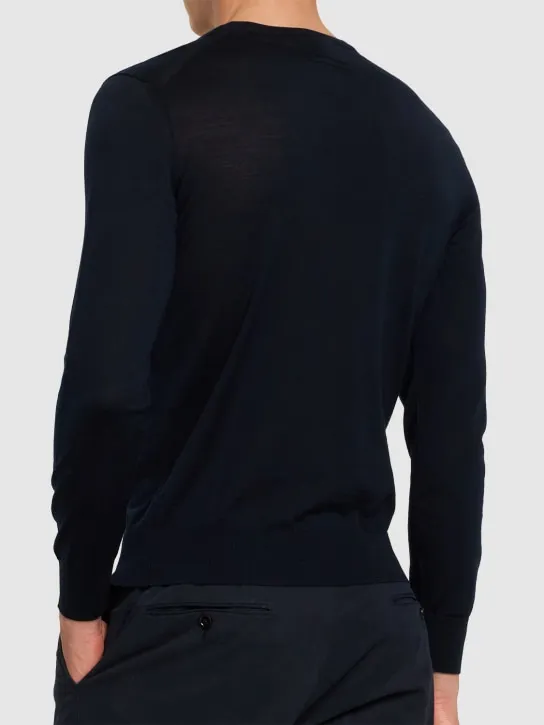 Zegna   High performance wool crewneck sweater 
