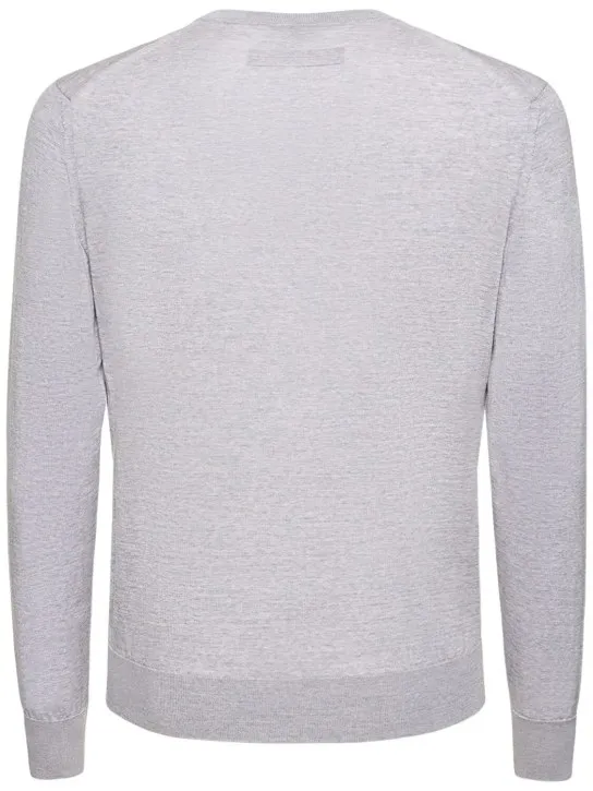 Zegna   High performance wool crewneck sweater 